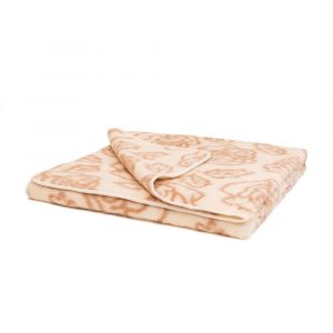 Tagesdecke Schurwolle Rose